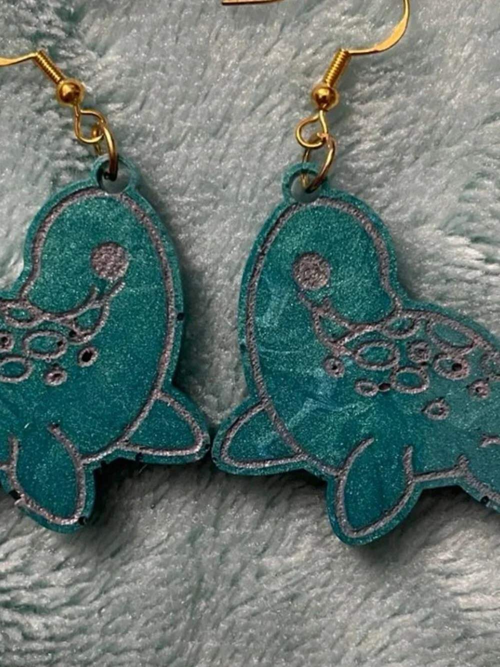 Nessie Earrings Handmade